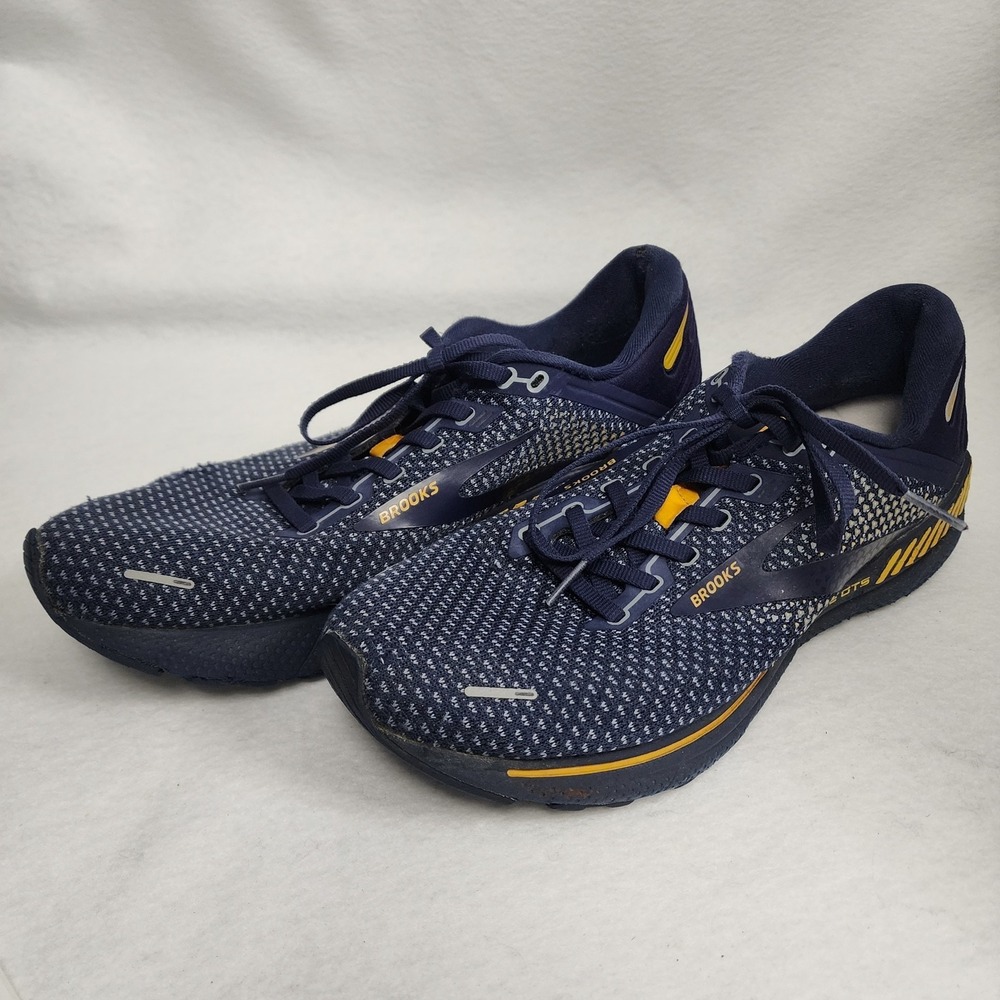 Brooks Adrenaline GTS 22 1103661D438 Mens US 10 D Running Shoes Peacoat Sneakers